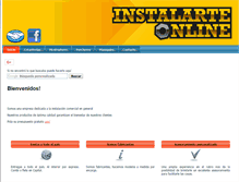 Tablet Screenshot of instalarteonline.com.ar